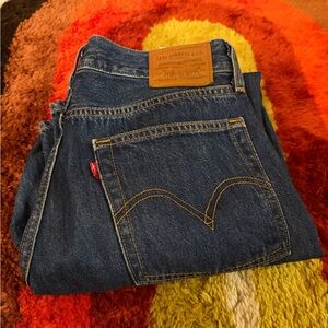 Levi’s Premium Wedgie Straight Jeans Size 27 – High Rise Vintage Fit Blue Denim